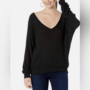 Free People Santa Clara Thermal Black Wash